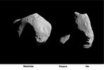 Сравнение астероидов Матильда, Гаспра, Ида