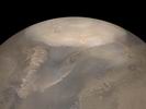 Пылевая буря на Севере Марса